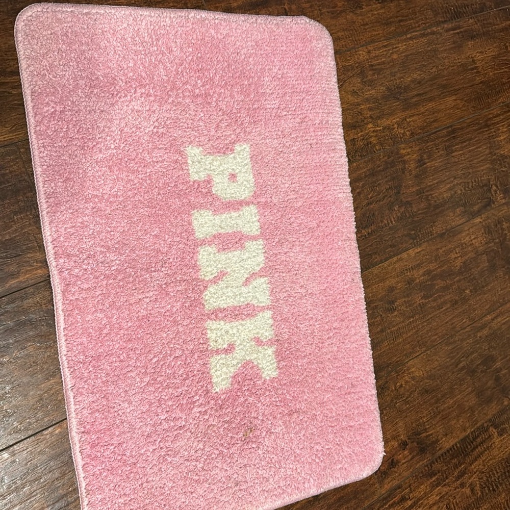 PINK Victoria’s Secret bath rug